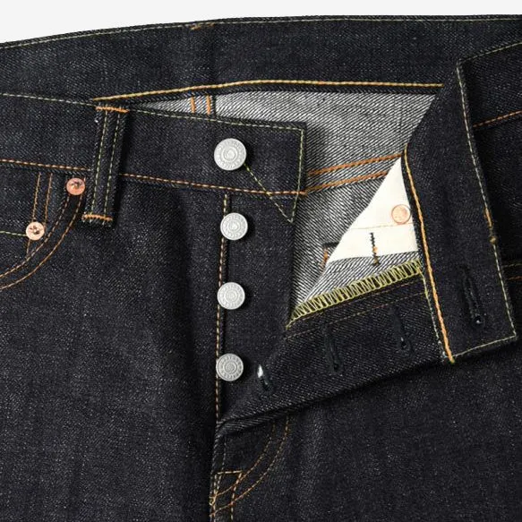 0605-SA SASIKO "Going to Battle" 18oz Selvedge Denim - Natural Tapered