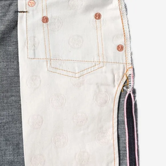 0605-SA SASIKO "Going to Battle" 18oz Selvedge Denim - Natural Tapered