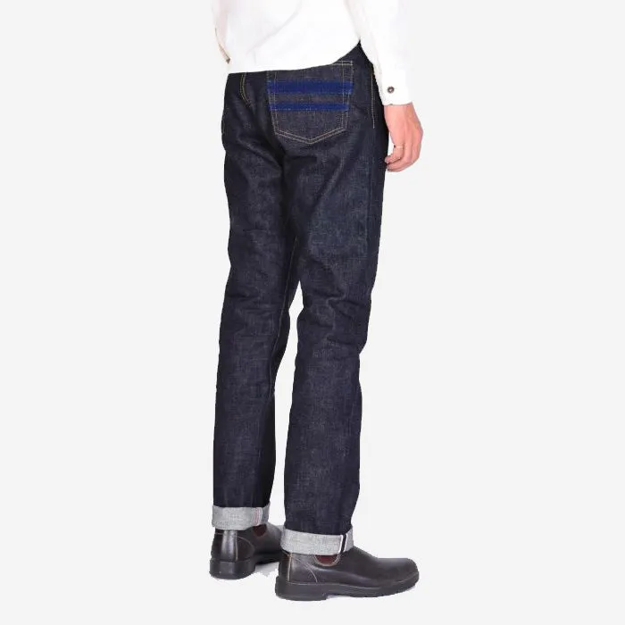 0605-SA SASIKO "Going to Battle" 18oz Selvedge Denim - Natural Tapered