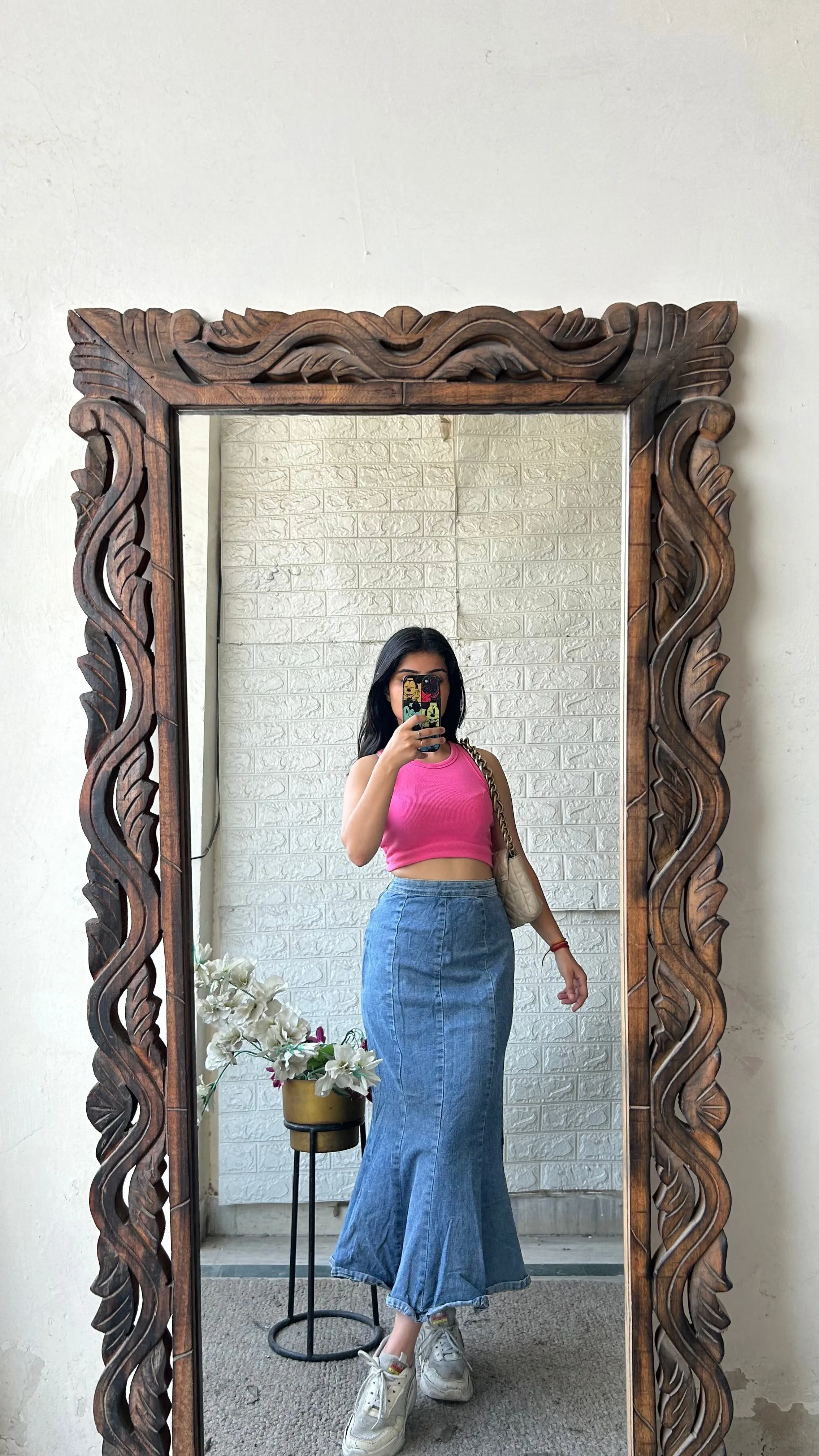 35) Korean skirt 26 waist/l:30