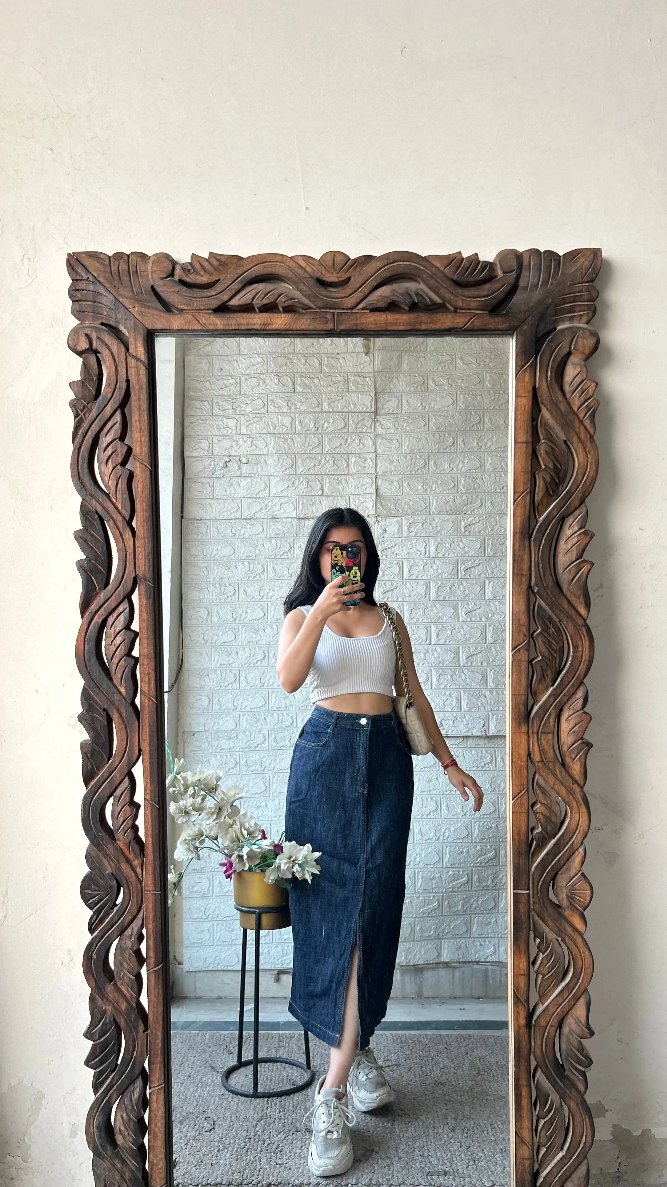 51) Korean skirt 32 waist/l:30