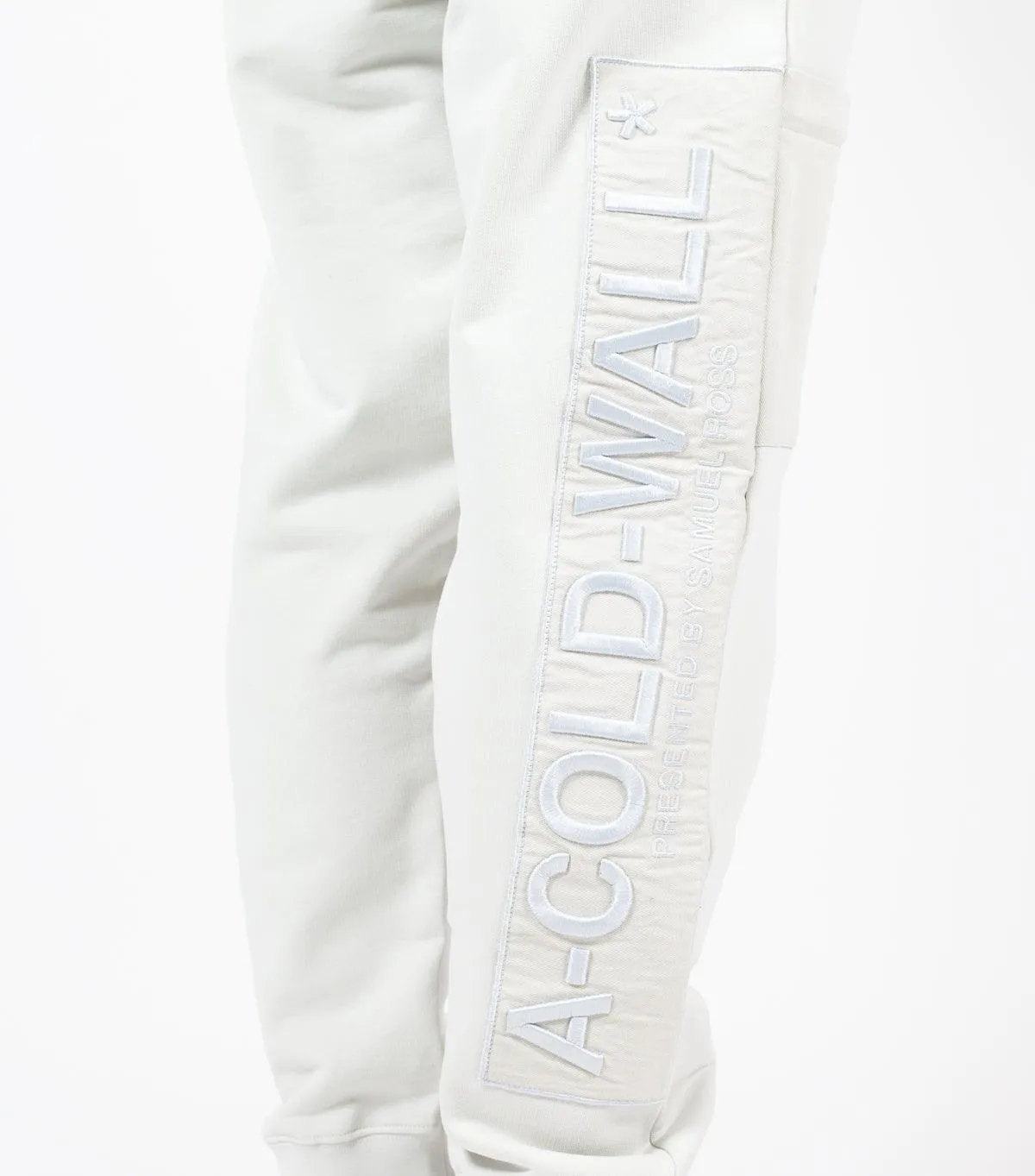 A-COLD-WALL* Logo Embroidery Sweat Pant White