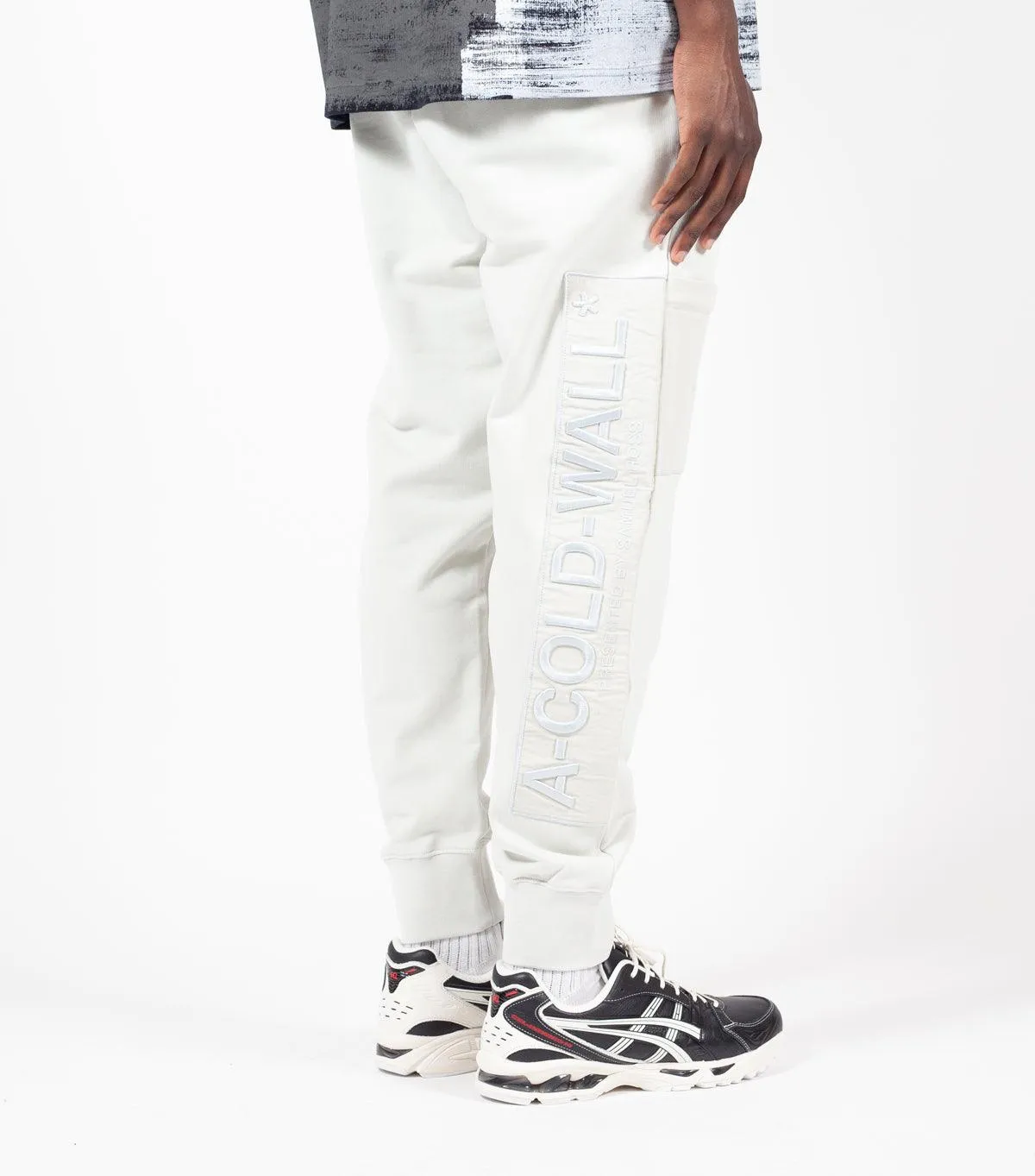 A-COLD-WALL* Logo Embroidery Sweat Pant White