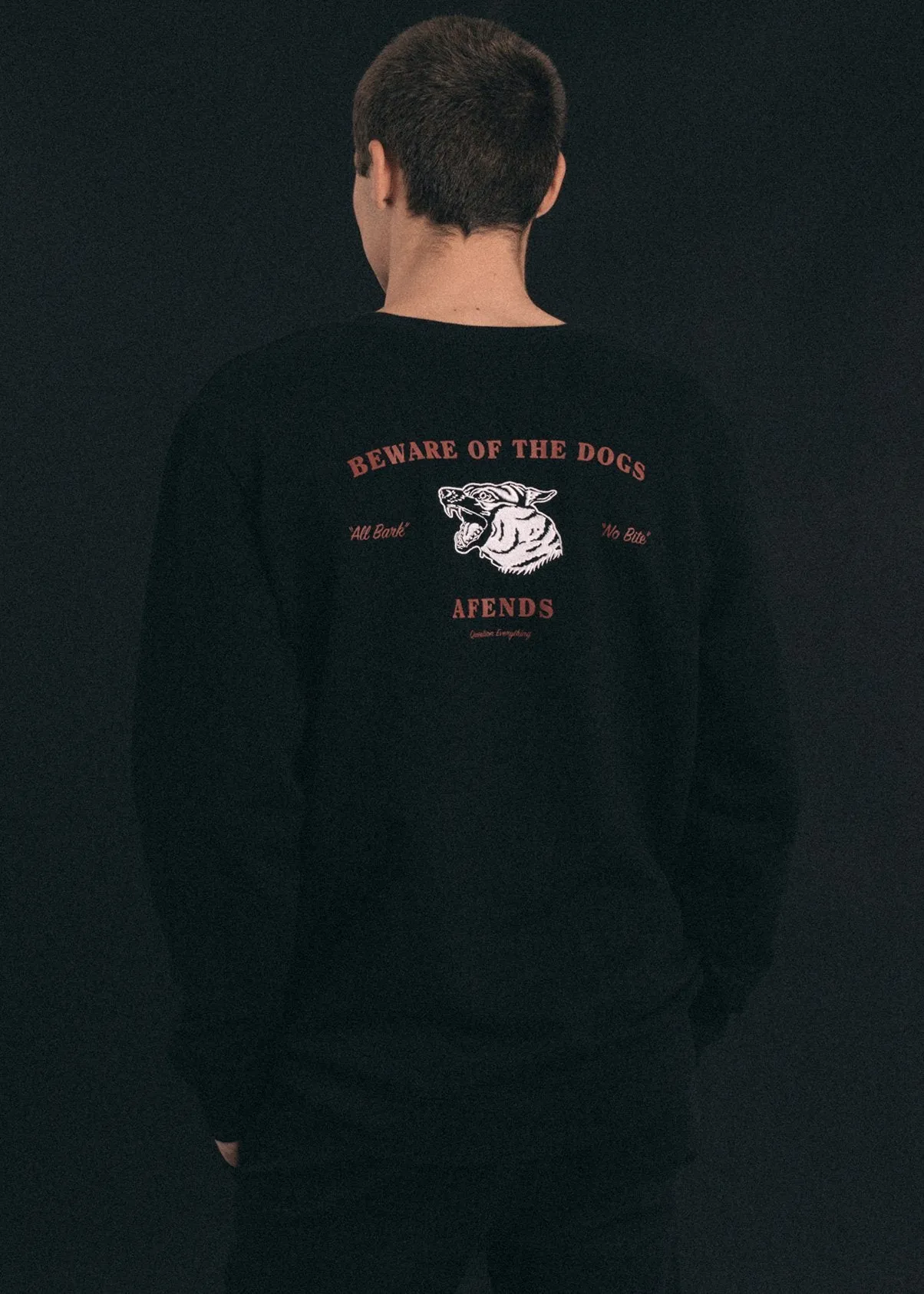 Afends Mens Beware - Crew Neck Sweat