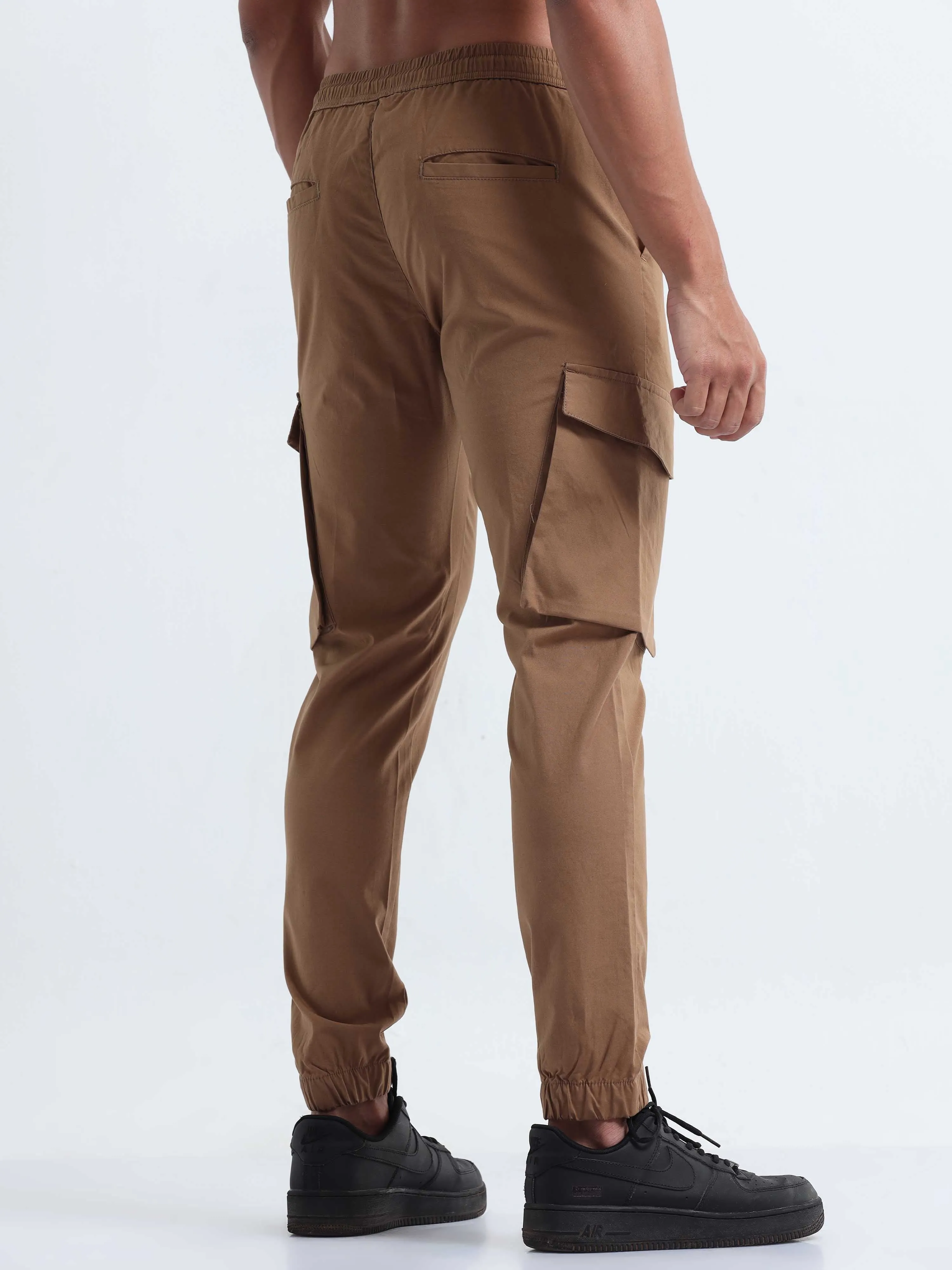 Air Sense Khaki Cargo Joggers