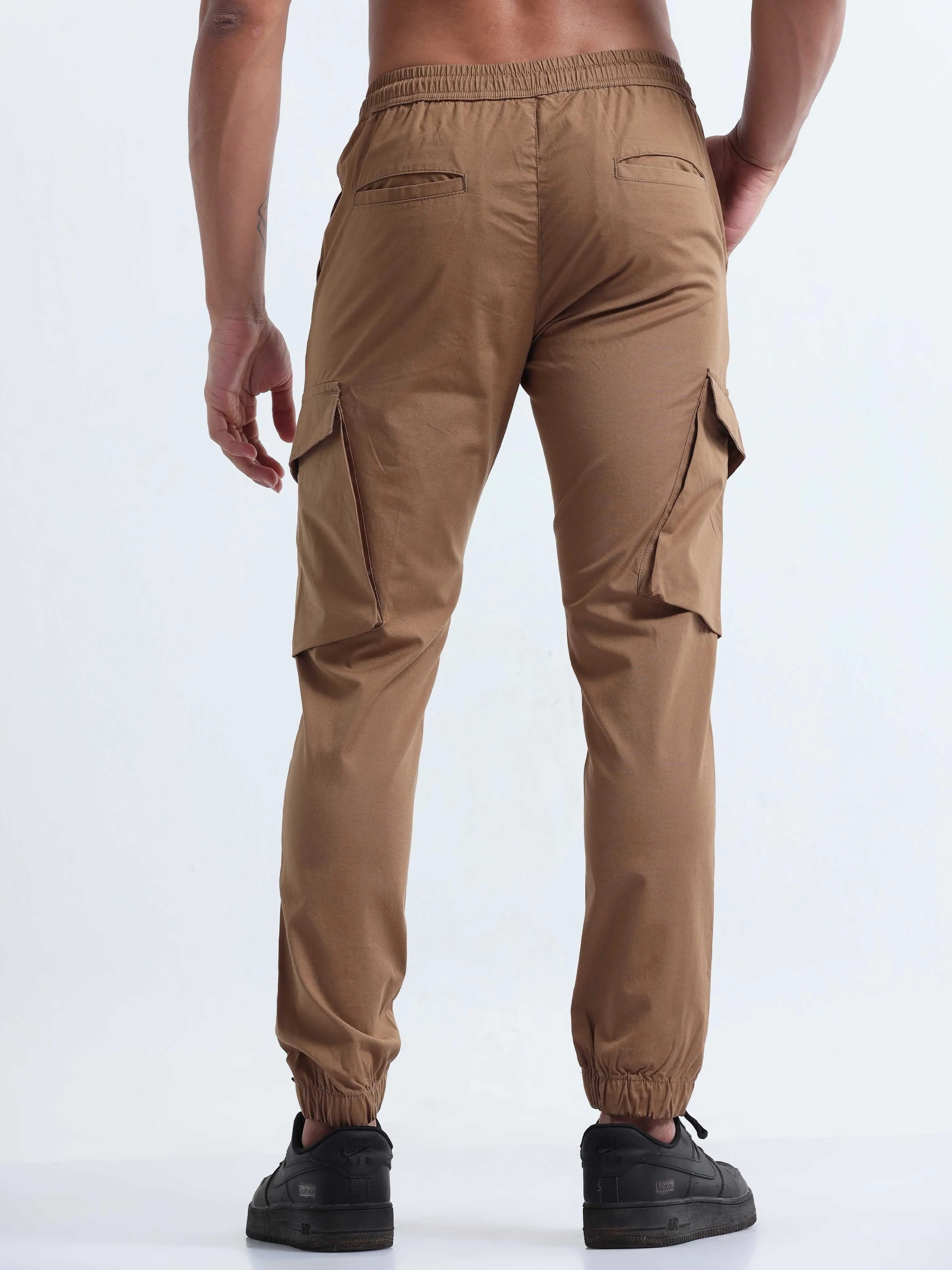 Air Sense Khaki Cargo Joggers