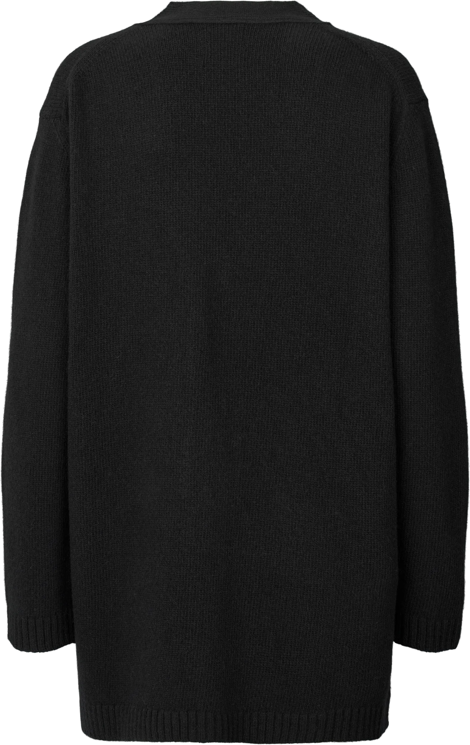 Alba Lambswool Cardigan - Black