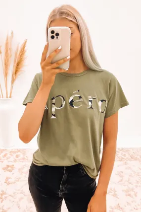 Allura Mixed Femme Tee Khaki