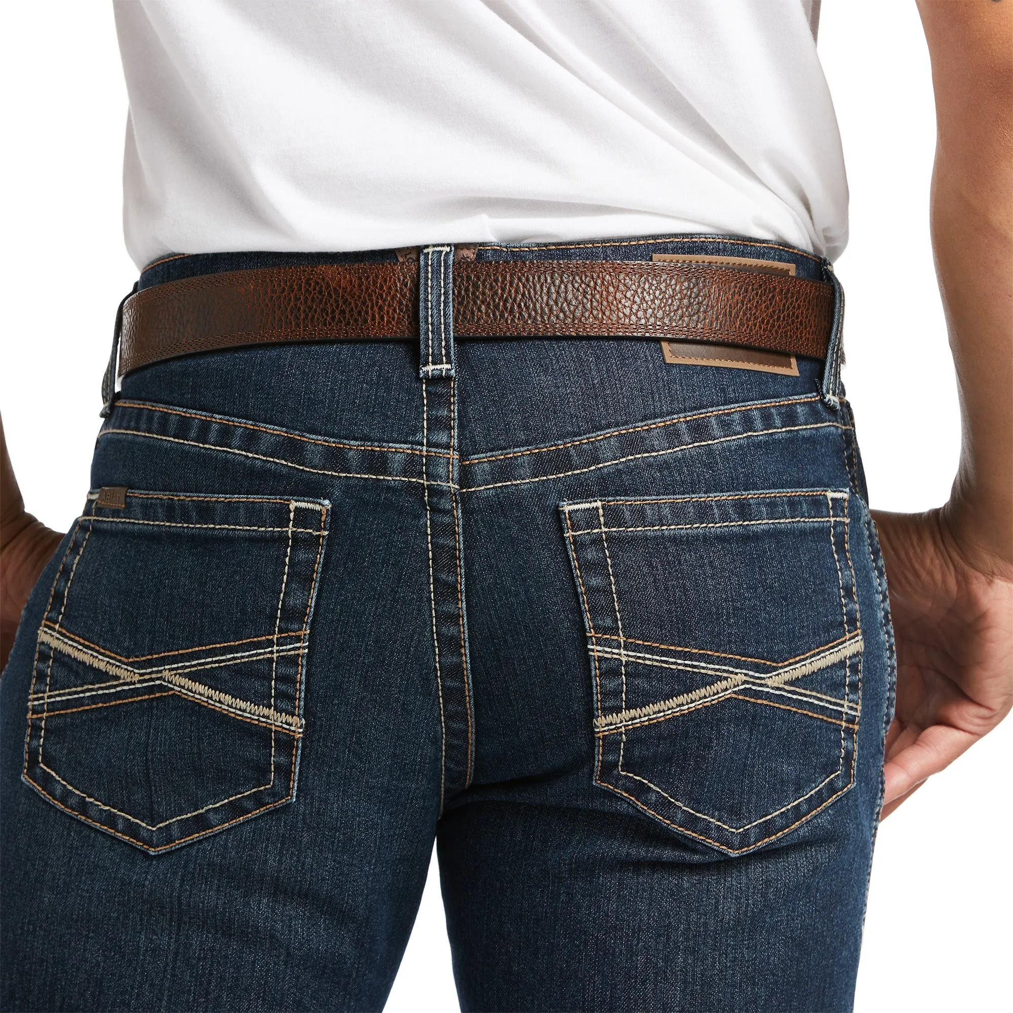 ARIAT MEN'S M2 TRADITIONAL RELAXED STRETCH GAGE STACKABLE BOOT CUT JEAN- 10039632