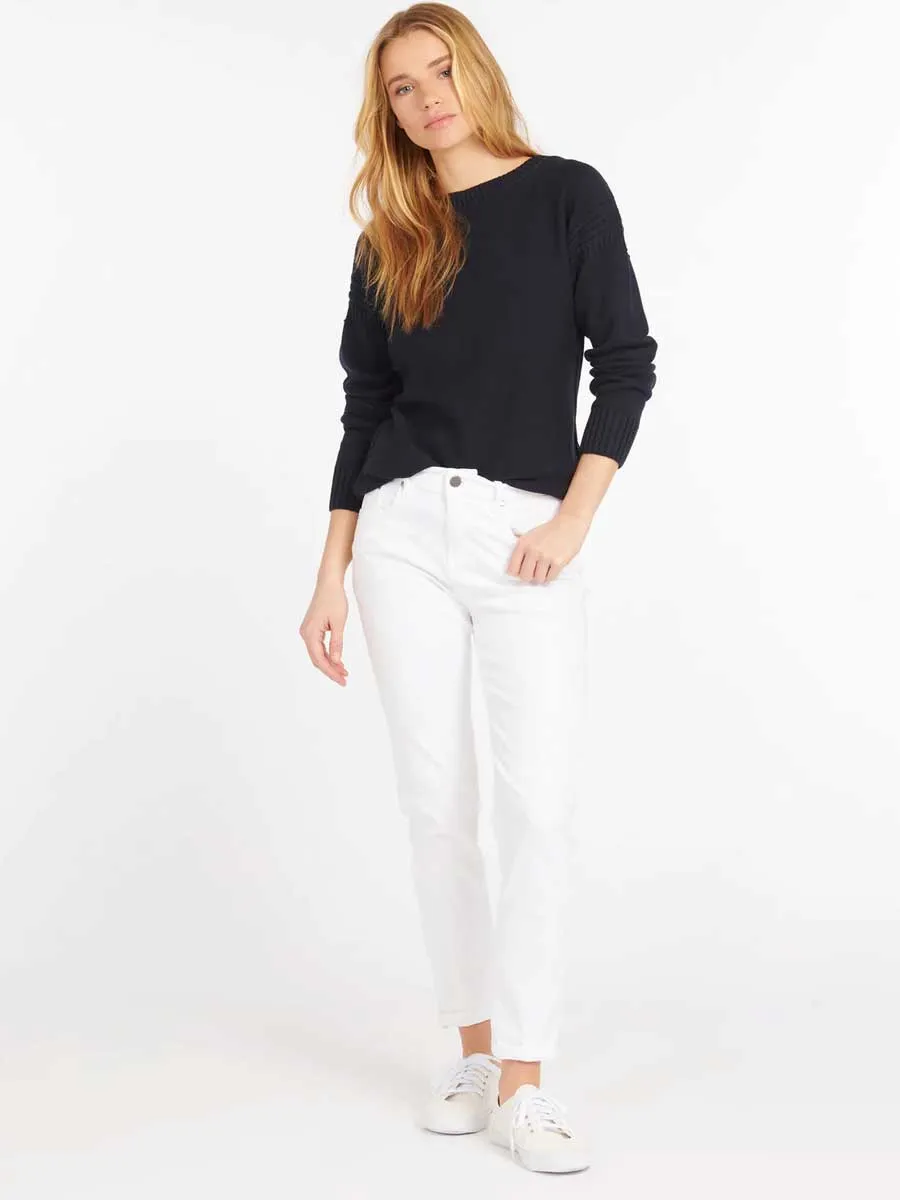 BARBOUR Ladies Essential Slim Fit Jeans - White