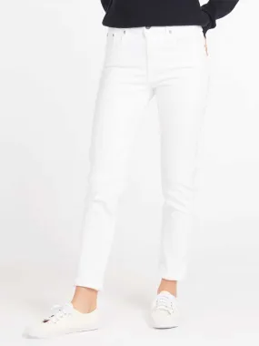 BARBOUR Ladies Essential Slim Fit Jeans - White