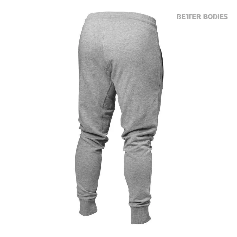 Better Bodies Tapered Joggers - Grey Melange