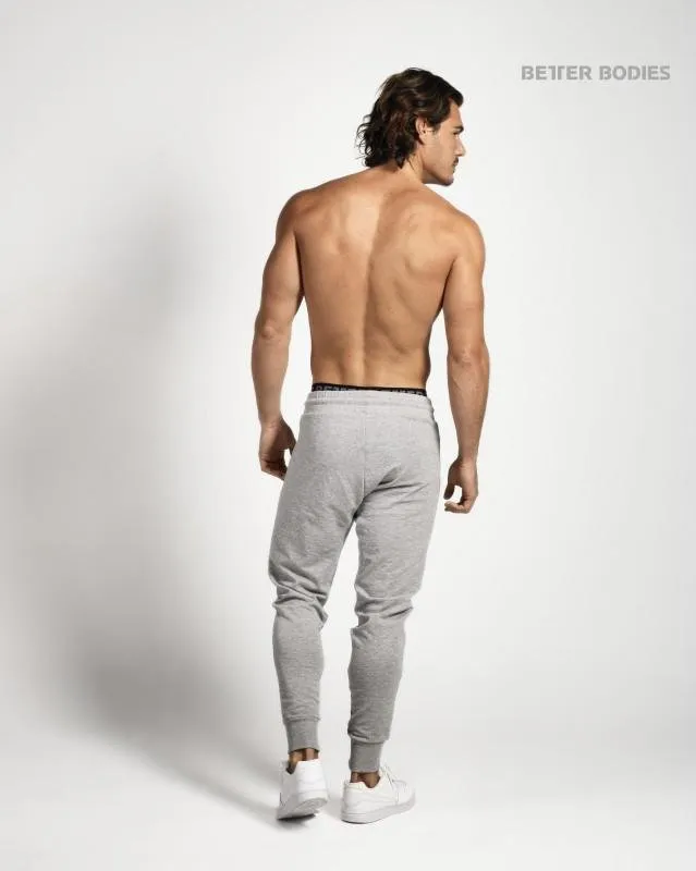 Better Bodies Tapered Joggers - Grey Melange