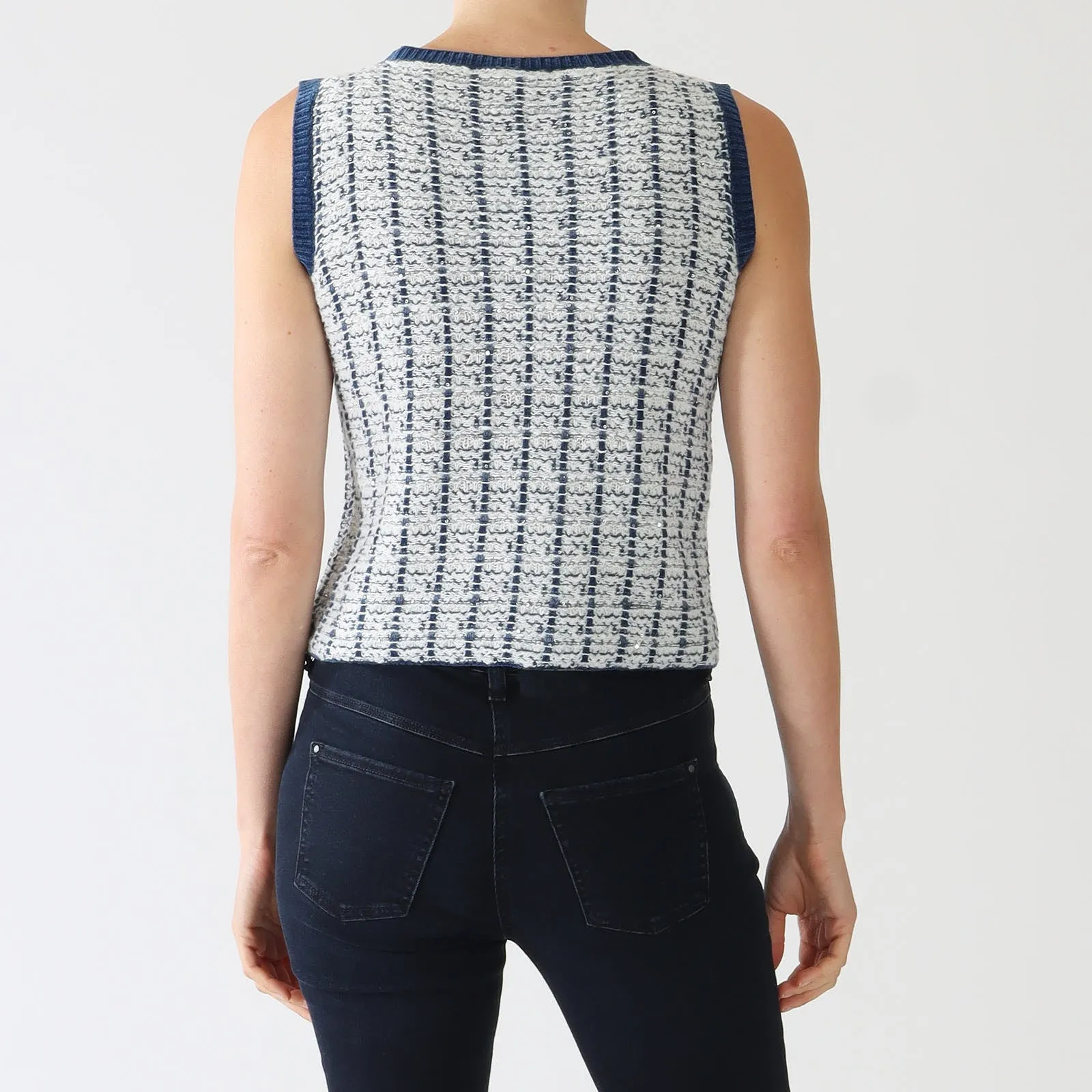 Bianco Denim Argento Rischio & Ruanda Knit Set