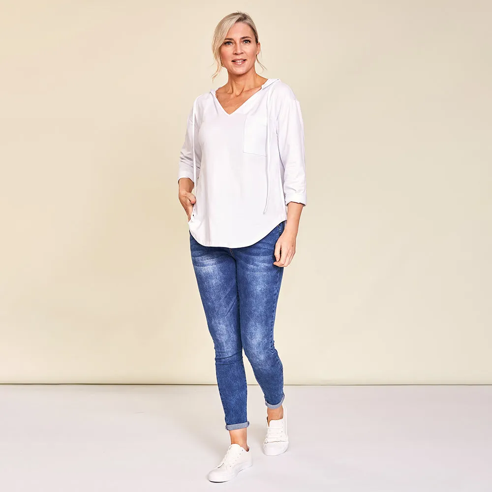 Billie Hoody (White)