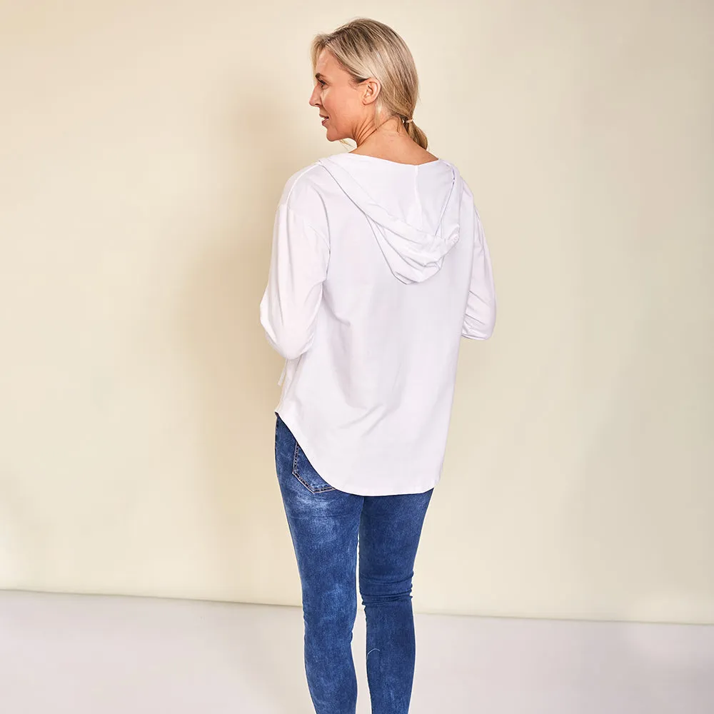 Billie Hoody (White)