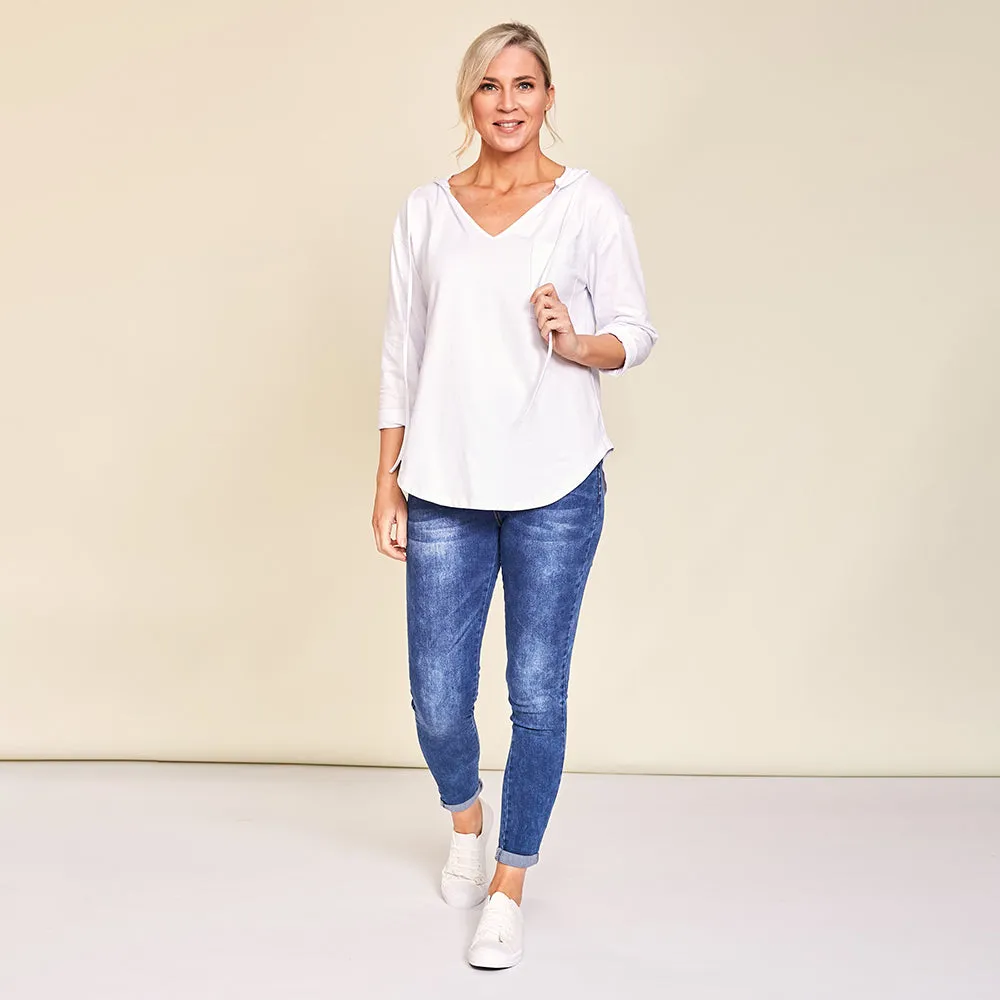 Billie Hoody (White)
