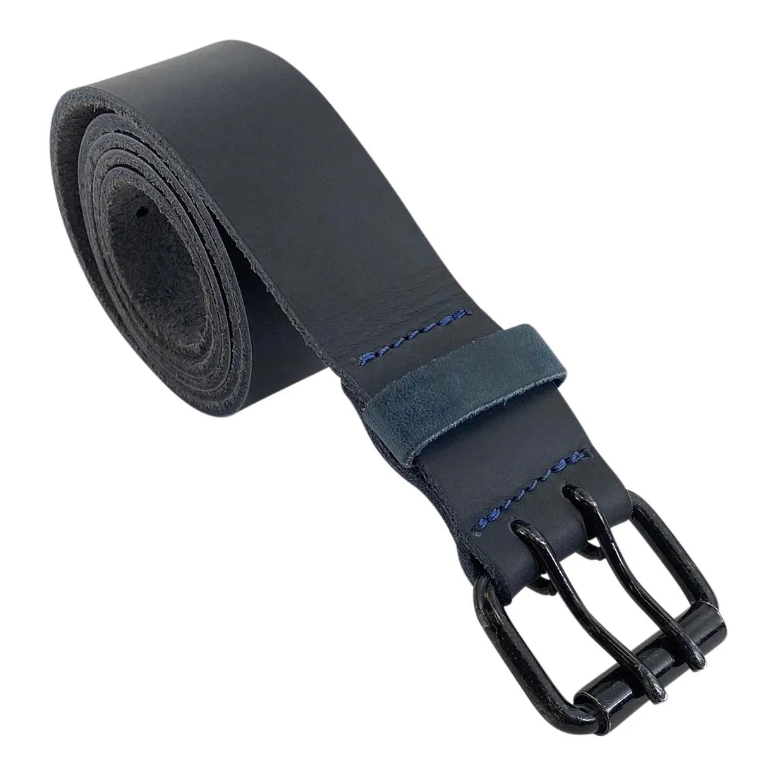 Black Double Prong Buckle Belt