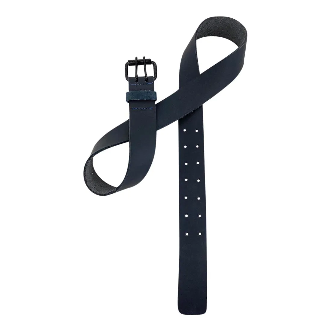 Black Double Prong Buckle Belt