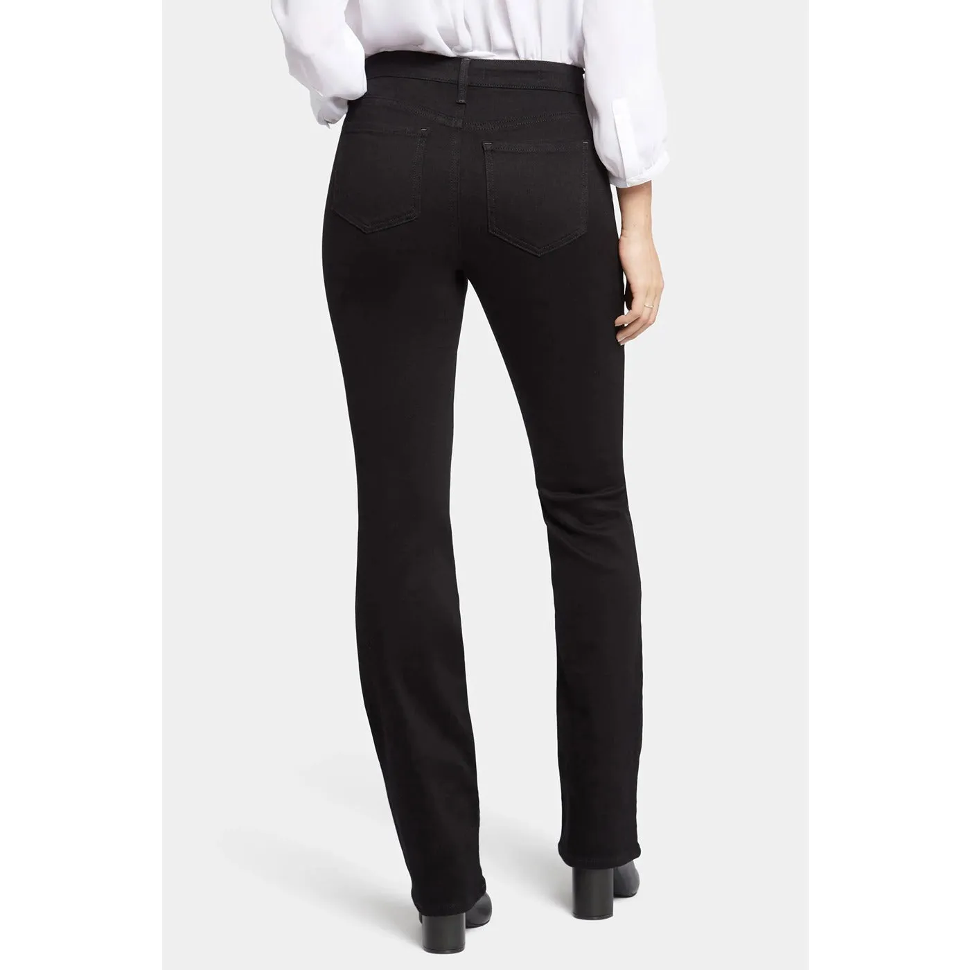 Black High Boot-Cut Jeans
