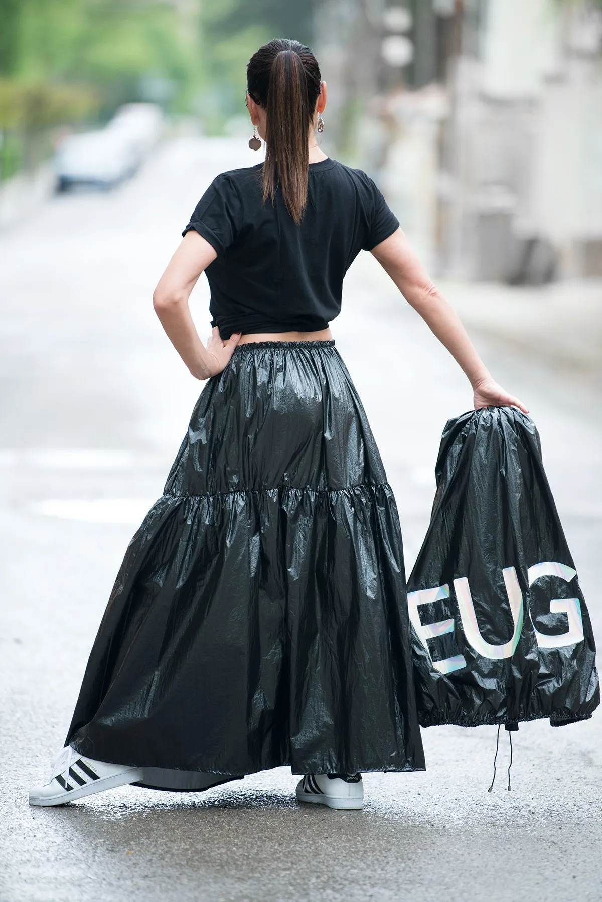Black Stylish Skirt EUGF