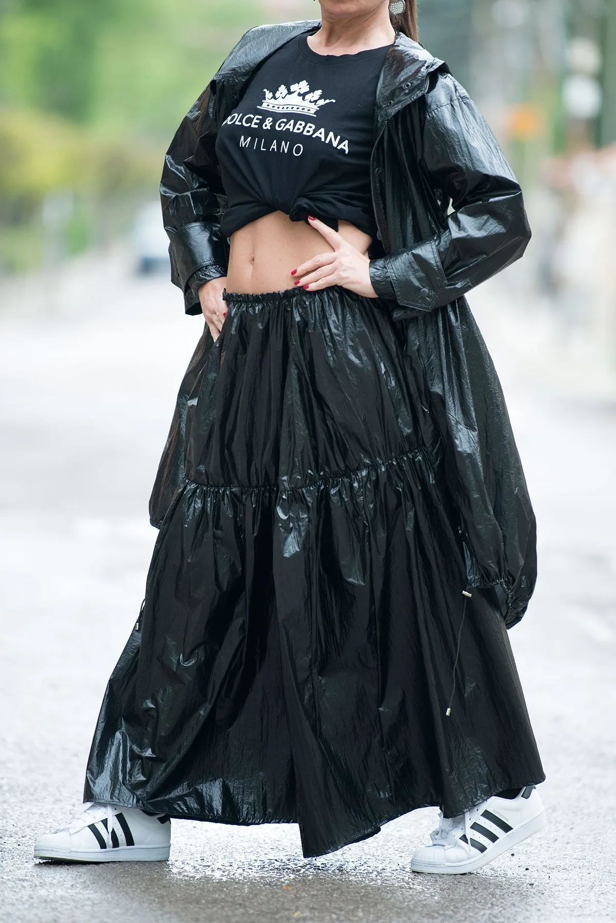 Black Stylish Skirt EUGF