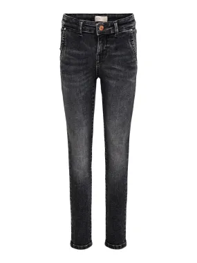 Blush Mid Waist Jeans - Black