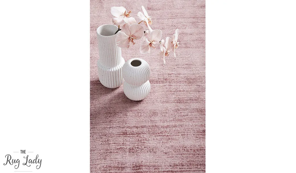 Blyss Blush Pink Viscose Rug