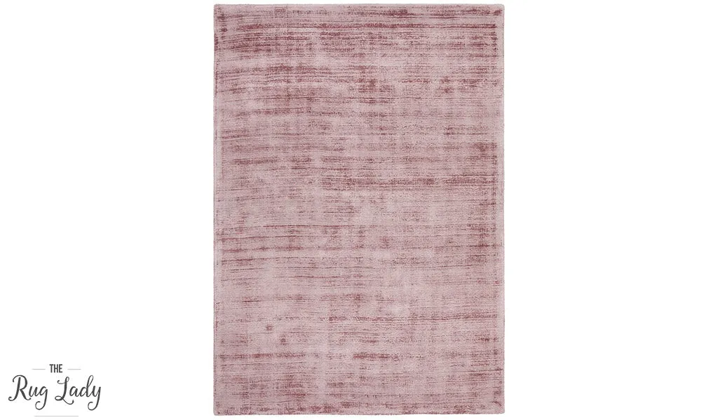 Blyss Blush Pink Viscose Rug