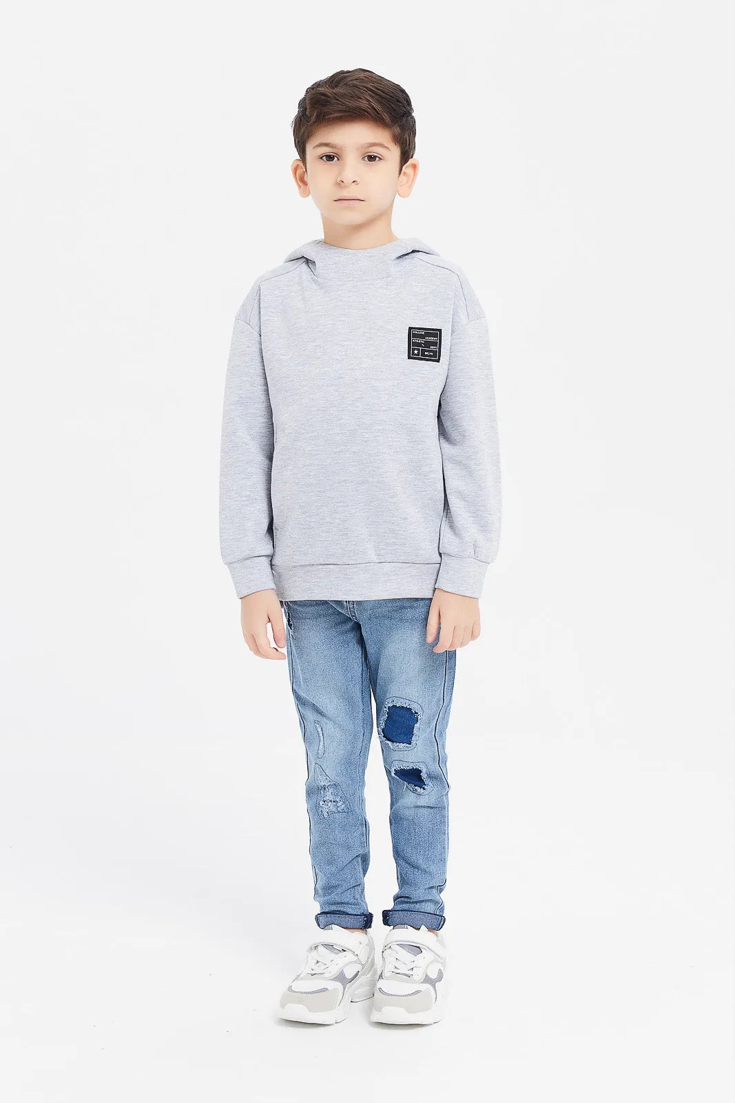 Boys Blue Rip Repair Jeans