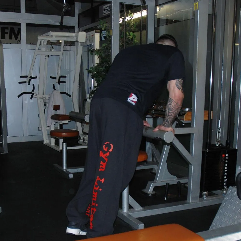 Brachial Tracksuit Trousers Gym - Black-White