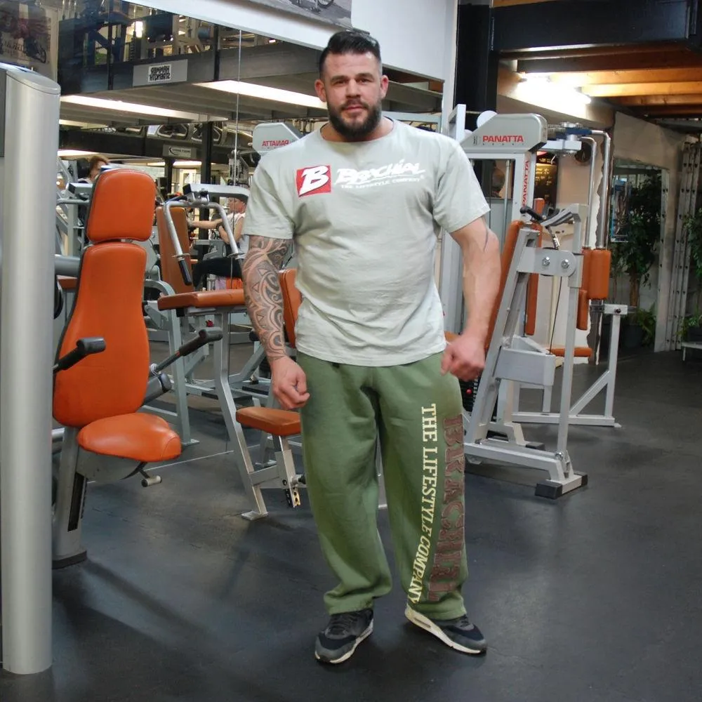 Brachial Tracksuit Trousers Gym - Khaki
