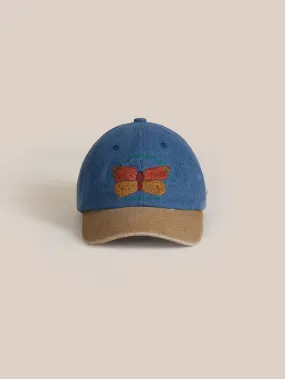 Butterfly House Denim Cap