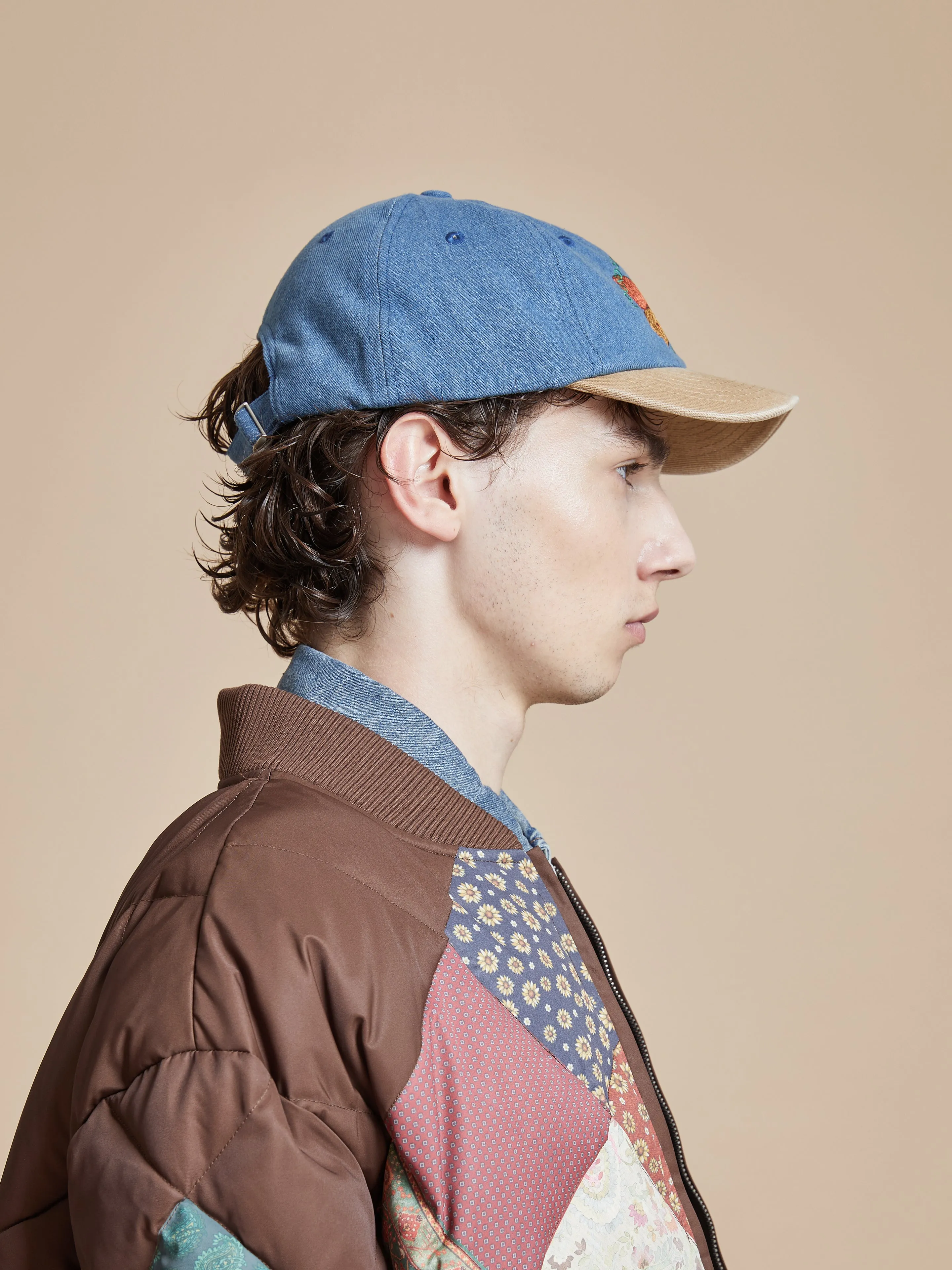 Butterfly House Denim Cap