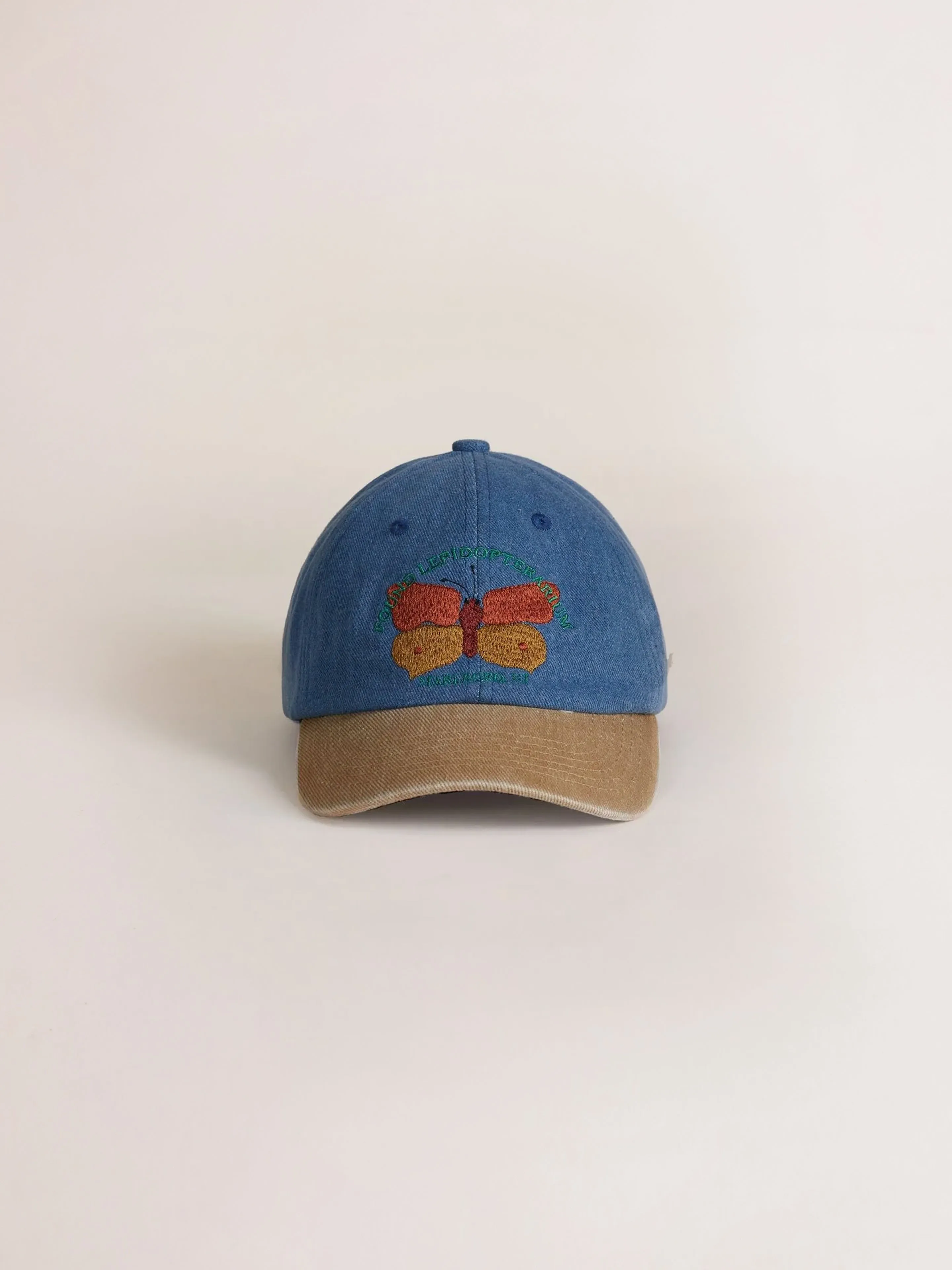 Butterfly House Denim Cap
