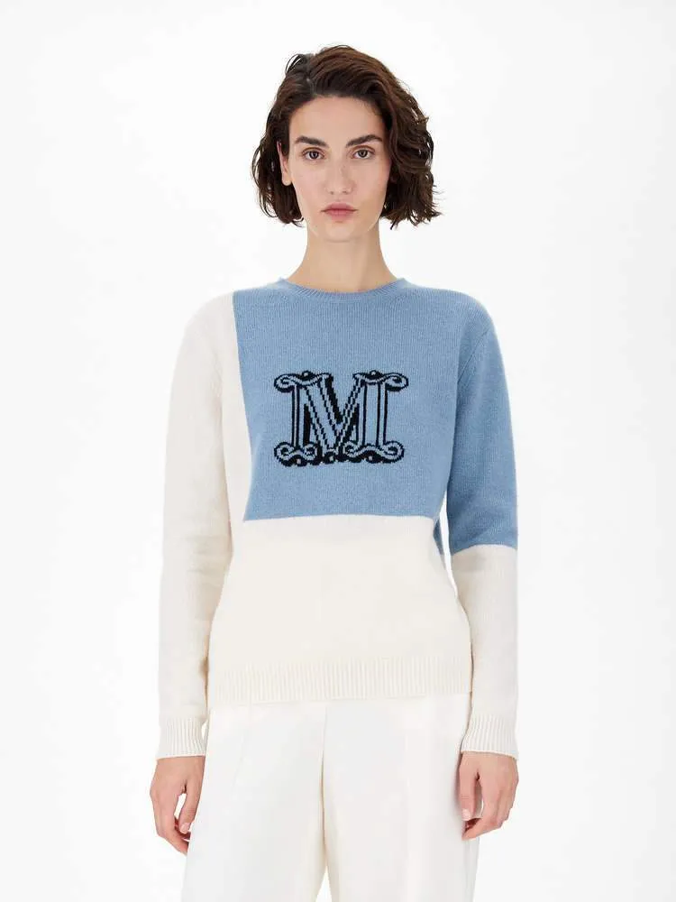 Caimano 100% Cashmere Monogram Multi
