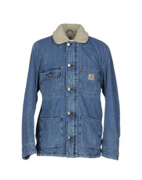 Carhartt Man Denim outerwear Blue L INT