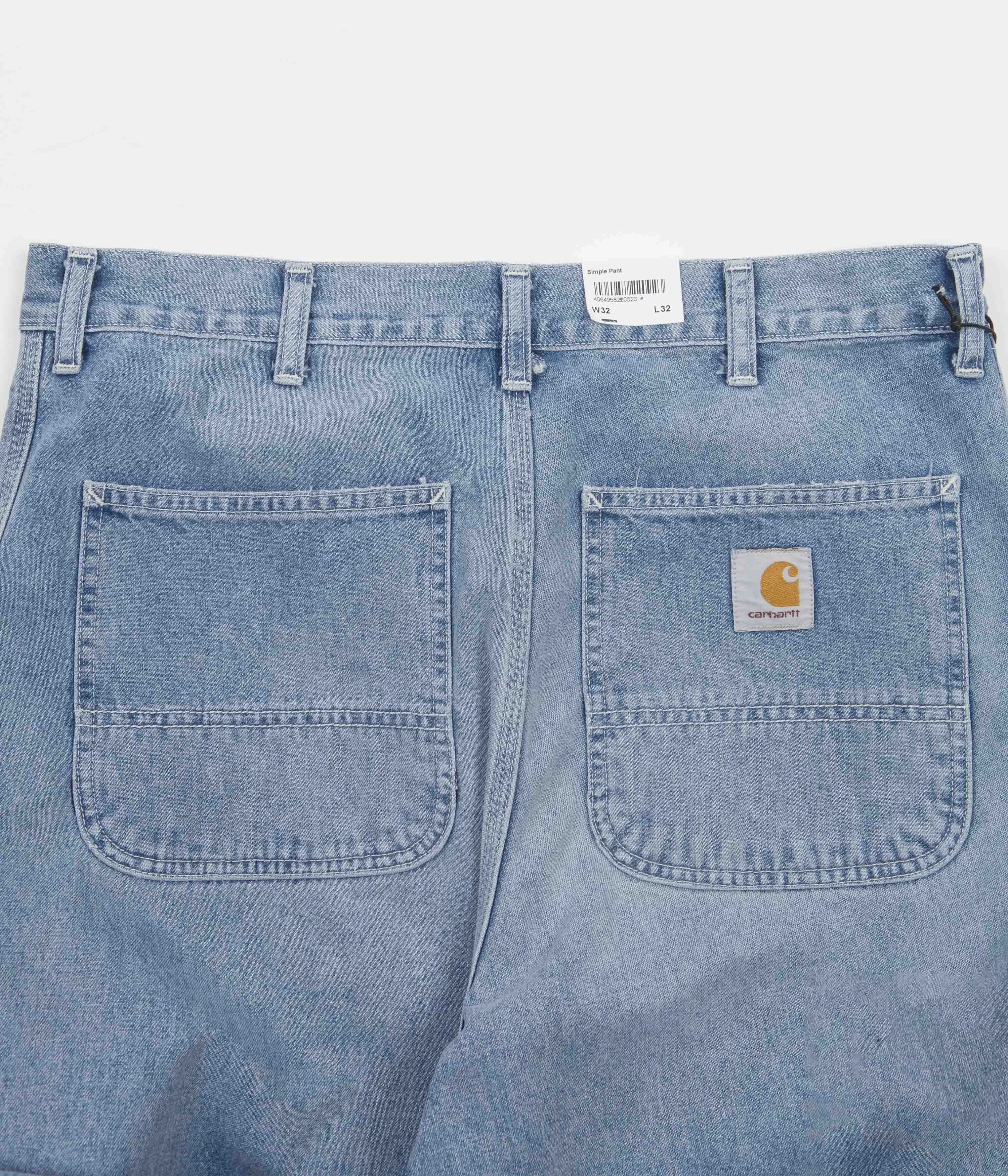 Carhartt Simple Denim Pants - Light Blue Wash