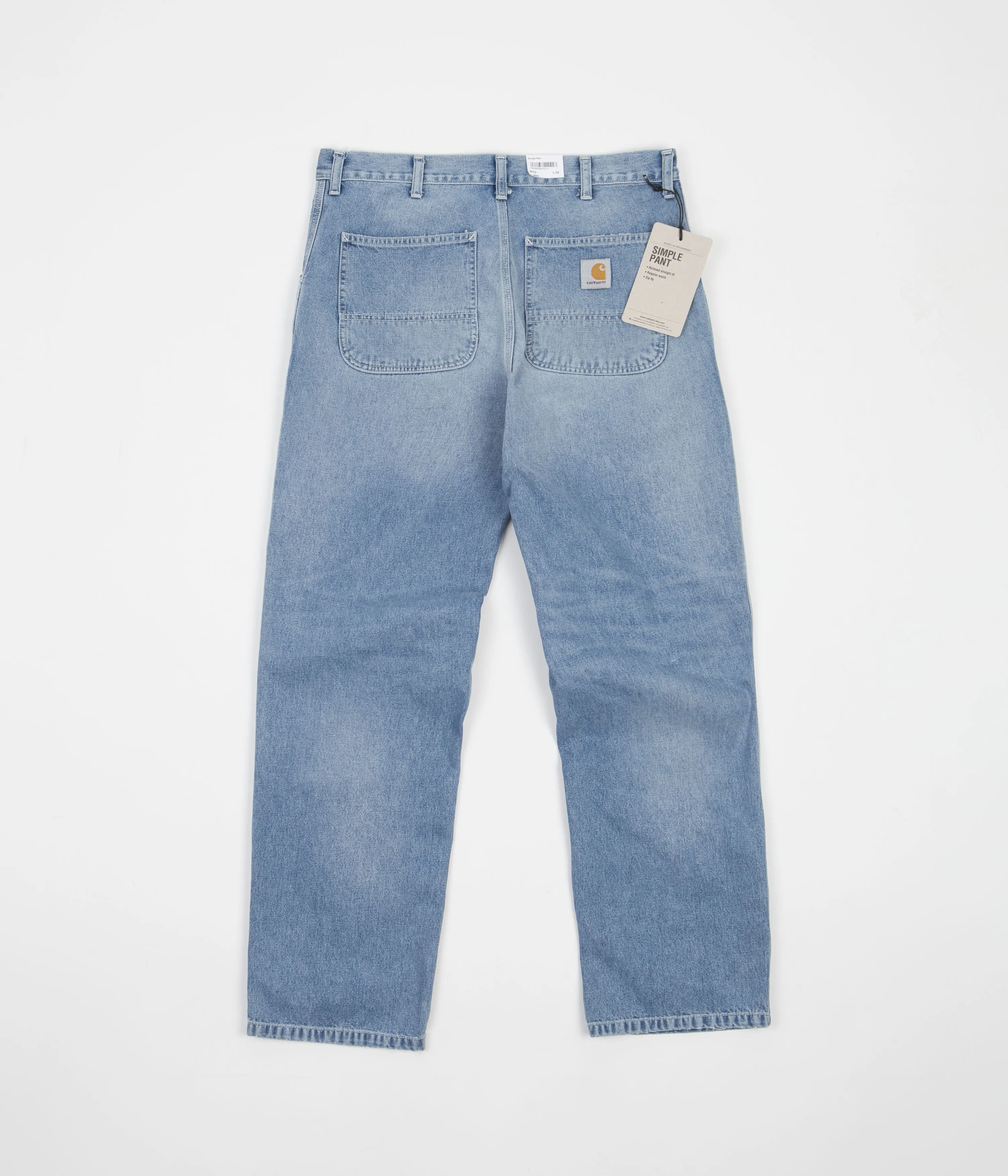 Carhartt Simple Denim Pants - Light Blue Wash