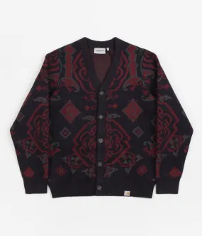 Carhartt Verse Cardigan - Verse Jacquard / Dark Navy