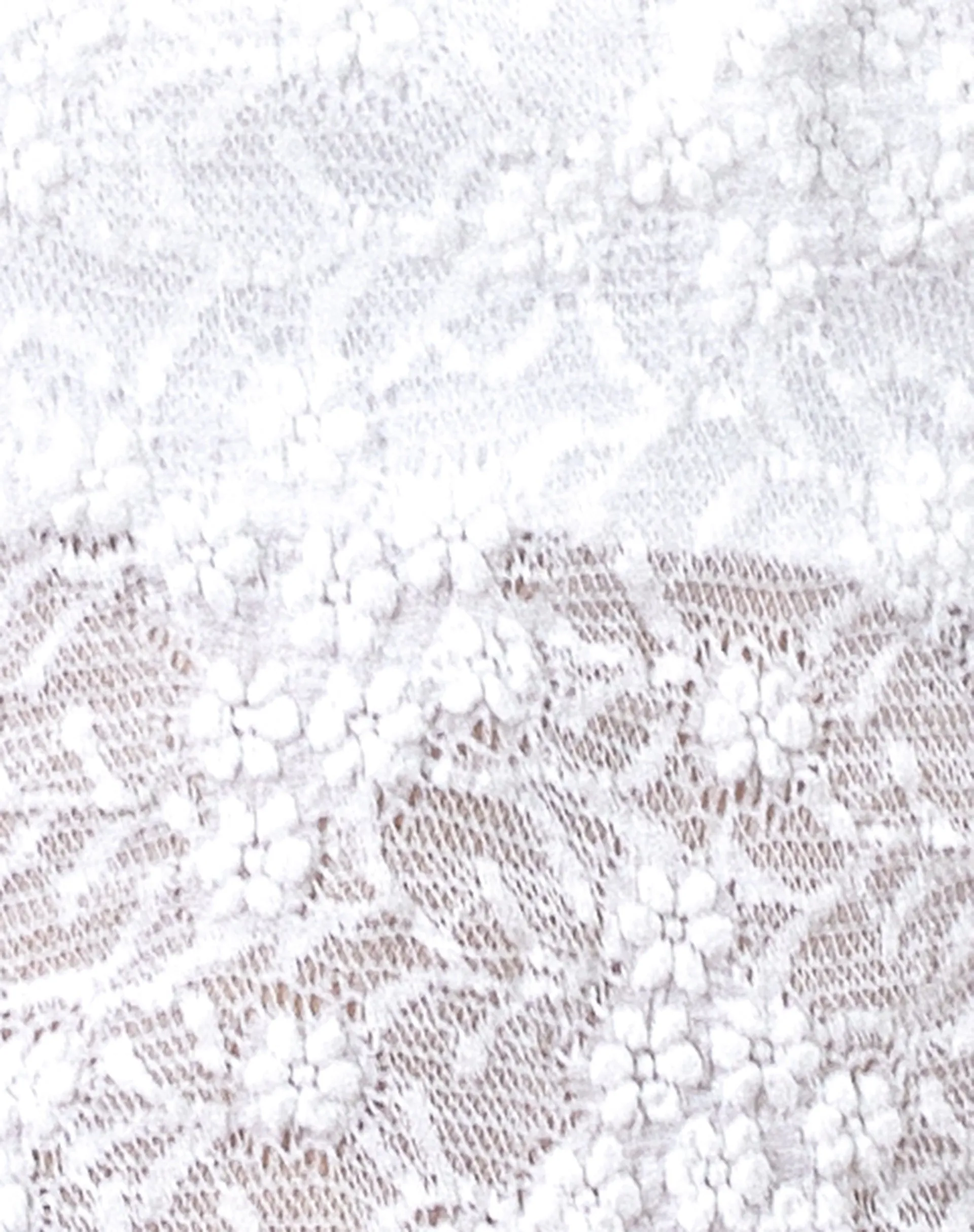 Carlina Long Sleeve Top in Lace Ivory