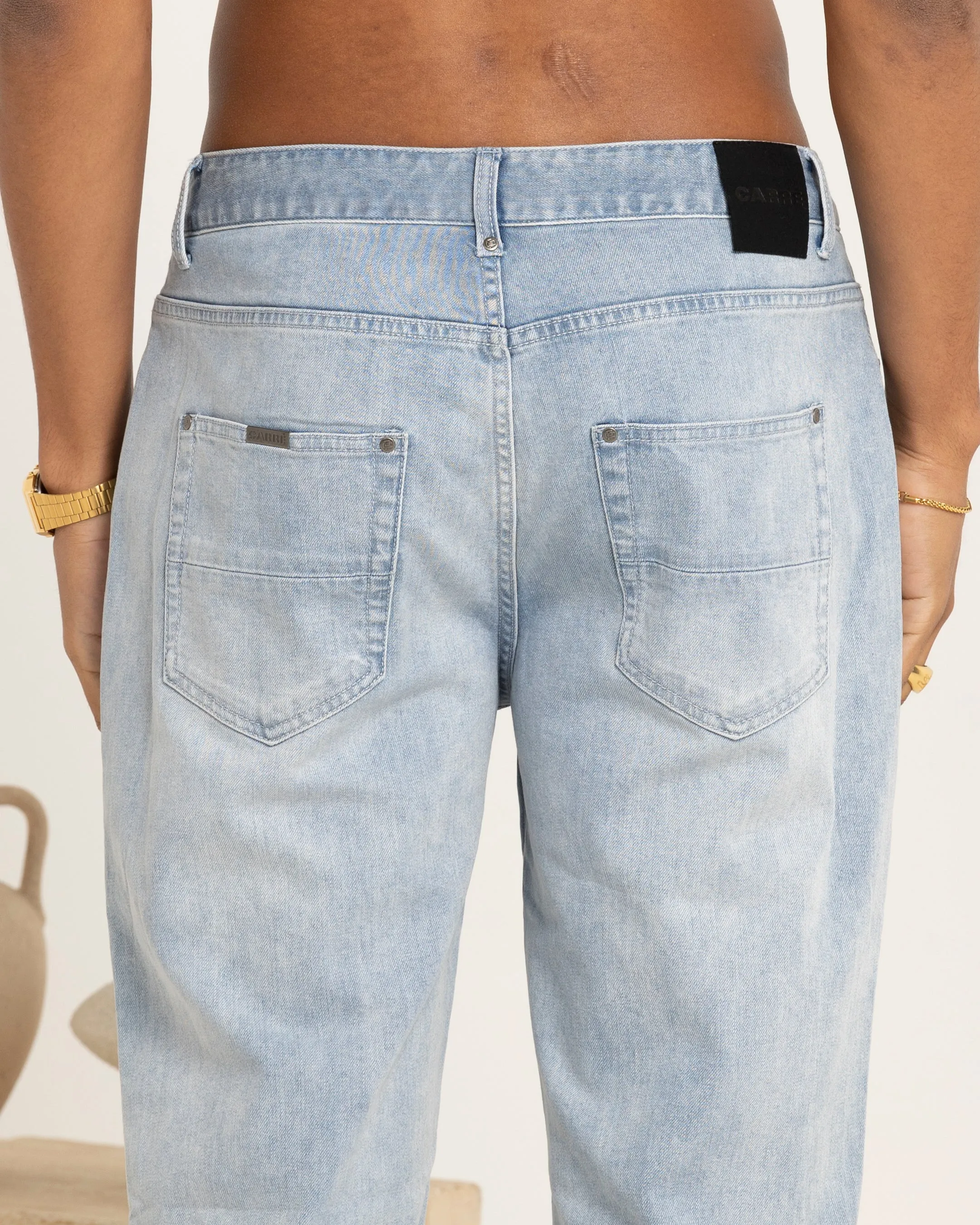 Carre Splash Jeans Light Blue
