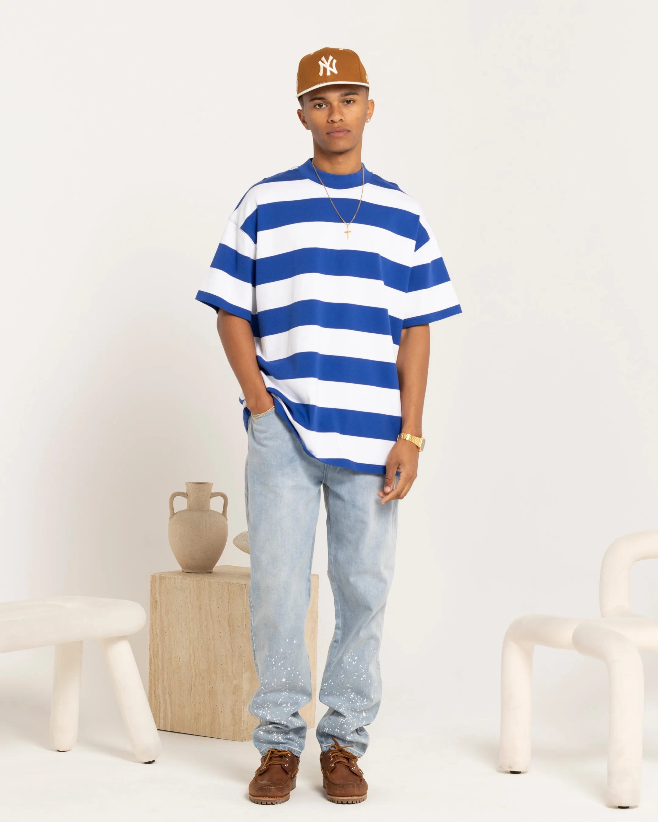 Carre Splash Jeans Light Blue