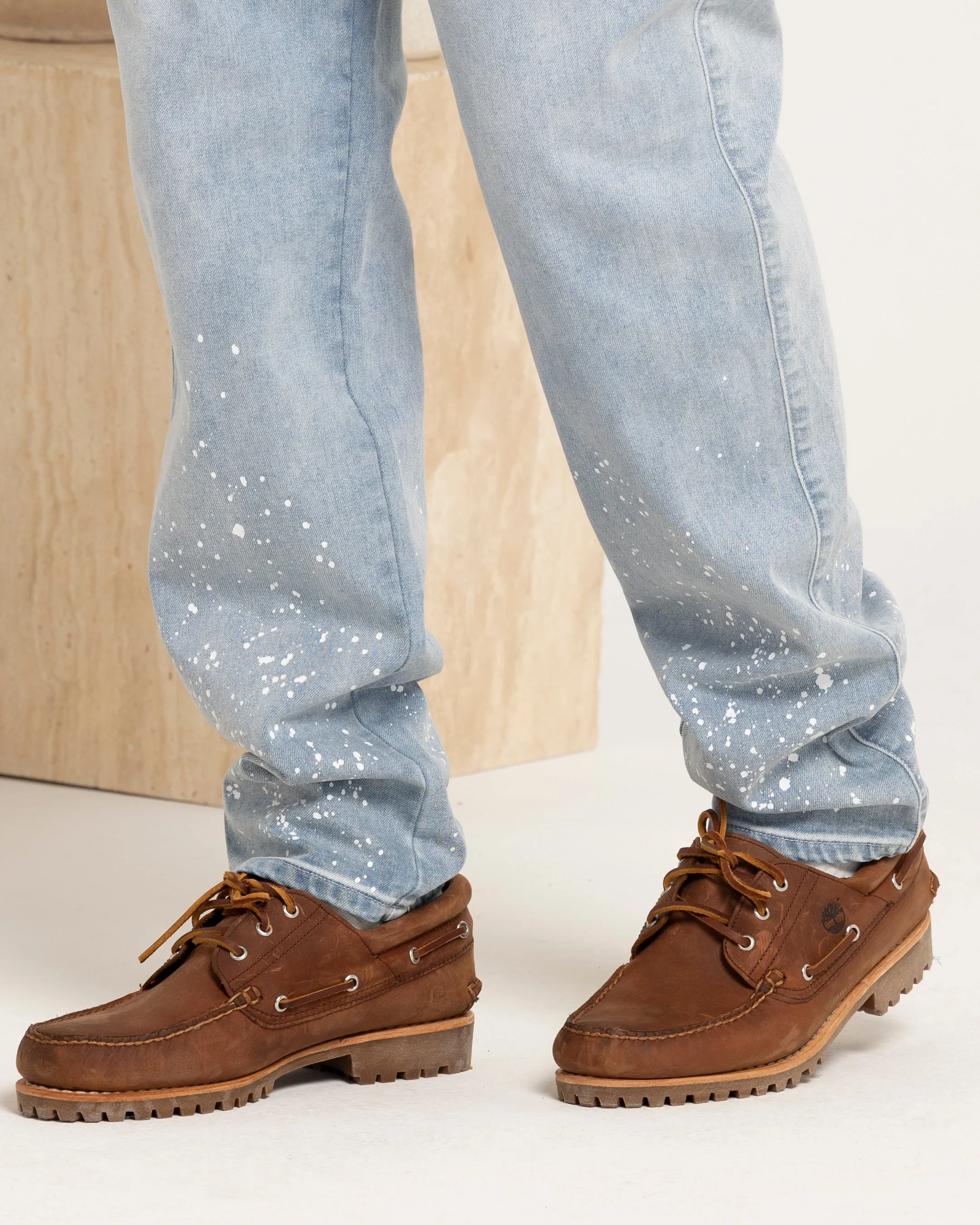 Carre Splash Jeans Light Blue