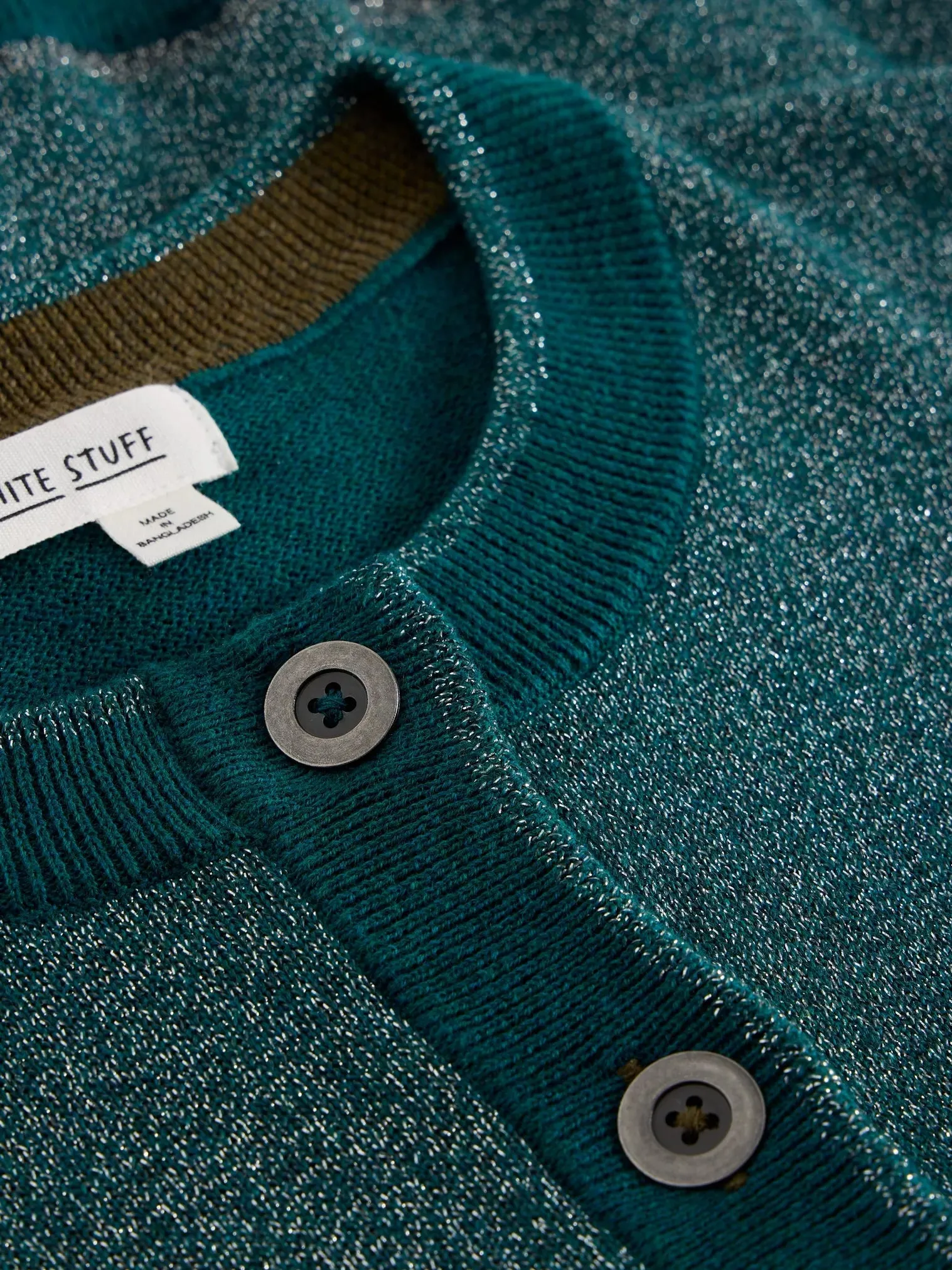 Charlotte Sparkle Cardigan - Mid Teal