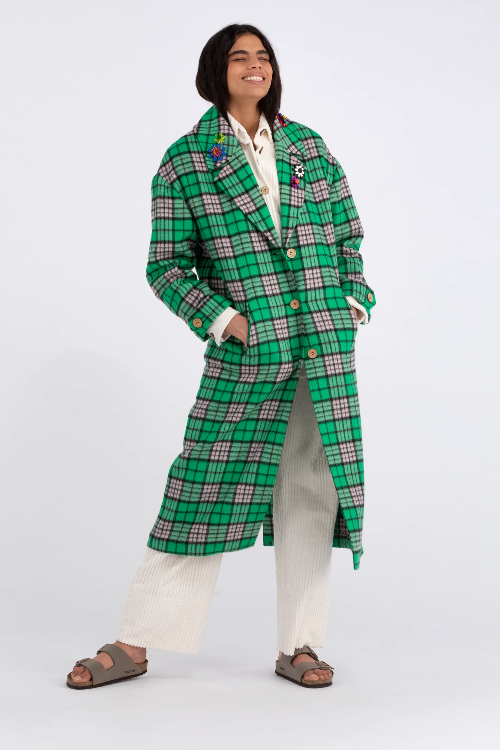 Checked Coat