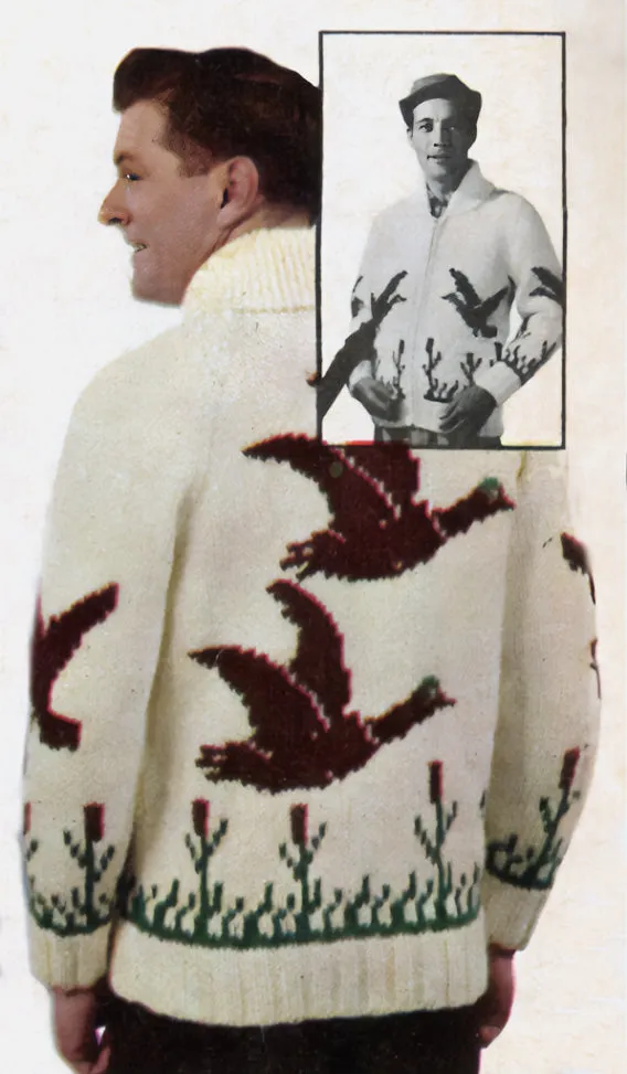 Child's Wild Duck Cardigan Pattern