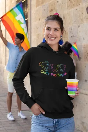 Cleft Pup Brigade Pride Sponge Fleece Pullover Hoodie