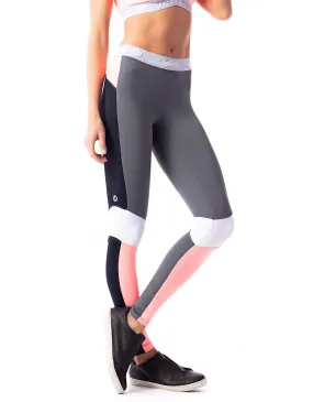 Colour Block Supplex F/L Tights