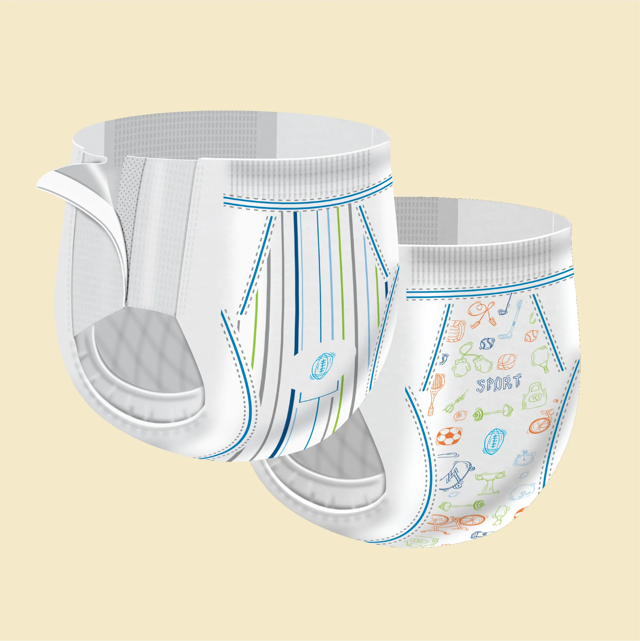 Cutie Pant Training Pant - Boy 3T-4T, Pack of 23